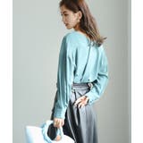 バックVネックシフォンブラウス | SAISON DE PAPILLON | 詳細画像27