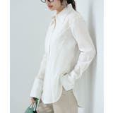 ビッグカラーシャツブラウス | SAISON DE PAPILLON  | 詳細画像3