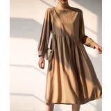 Aラインスモックワンピース ハイウエスト ゆったり | SEU | 詳細画像22