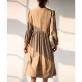 Aラインスモックワンピース ハイウエスト ゆったり | SEU | 詳細画像24