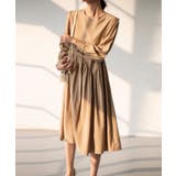 Aラインスモックワンピース ハイウエスト ゆったり | SEU | 詳細画像21