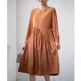 Aラインスモックワンピース ハイウエスト ゆったり | SEU | 詳細画像7