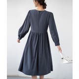 Aラインスモックワンピース ハイウエスト ゆったり | SEU | 詳細画像31