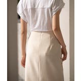 ラップ風ひざ丈タイトスカート | SAISON DE PAPILLON | 詳細画像29