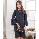 胸元レースデザインパーティードレス・結婚式ワンピース | DRESS+ | 詳細画像18 