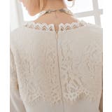 胸元レースデザインパーティードレス・結婚式ワンピース | DRESS+ | 詳細画像26 