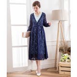 ネイビー | パーティーバッグ 大きめ 2way | DRESS+
