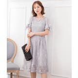 グレー | 結婚式 ワンピース パーティードレス | DRESS+