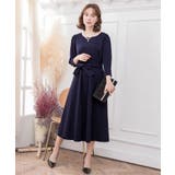 ネイビー | ワンピース ドレス 結婚式 | DRESS+