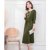 カーキ | ワンピース ドレス 結婚式 | DRESS+