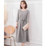 レディッシュグレー | ワンピース ドレス 結婚式 | DRESS+