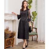 ブラック | 結婚式 パーティードレス 大きいサイズ | DRESS+