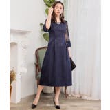 ネイビー | 結婚式 パーティードレス 大きいサイズ | DRESS+