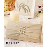 【結婚式 お呼ばれに使えるパーティーバッグ】スクエアビジューパーティクラッチバッ… | DRESS+ | 詳細画像1