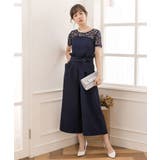 レーストップス＆ビスチェ風セットアップドレス 結婚式ワンピース お呼ばれパーティ… | DRESS+ | 詳細画像4 