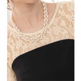 レーストップス＆ビスチェ風セットアップドレス 結婚式ワンピース お呼ばれパーティ… | DRESS+ | 詳細画像9 