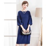 ふんわりバルーンスリーブワンピース 結婚式ワンピース・お呼ばれパーティードレス | DRESS+ | 詳細画像3