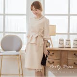 結婚式ワンピース・お呼ばれパーティードレス/スカートレースセットアップドレス | DRESS+ | 詳細画像10 