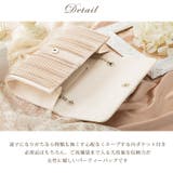ビジューラディアルサテンプリーツクラッチバッグ | DRESS+ | 詳細画像18