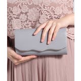 アッシュグレー | パーティーバッグ  2WAY チェーン付き 結婚式卒業式 成人式 | DRESS+