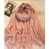 ピンク | ストール リバーシブル 厚手 | DRESS+