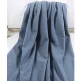 ブルー | ストール リバーシブル 厚手 | DRESS+