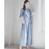 レースブラウス ジャンプスーツ セットアップ | DRESS+ | 詳細画像3 