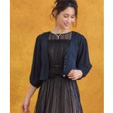 ネイビー | レディース ジャケット Vネック | DRESS+