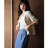 クルーネックワッフル生地カーディガン | SAISON DE PAPILLON | 詳細画像12