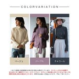 アシメトリーネックとろみ素材シャツ | SAISON DE PAPILLON | 詳細画像2
