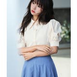 パワーショルダースタイルアップブラウス | SAISON DE PAPILLON  | 詳細画像15 