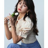 パワーショルダースタイルアップブラウス | SAISON DE PAPILLON  | 詳細画像16 