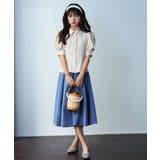 パワーショルダースタイルアップブラウス | SAISON DE PAPILLON  | 詳細画像18 