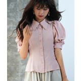 パワーショルダースタイルアップブラウス | SAISON DE PAPILLON  | 詳細画像23 