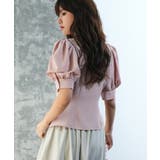 パワーショルダースタイルアップブラウス | SAISON DE PAPILLON  | 詳細画像25 