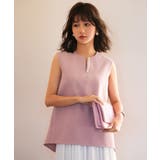 パールキーネックノースリーブブラウス | SAISON DE PAPILLON | 詳細画像9
