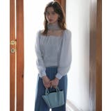 プチハイネックショート丈チュールトップス | SAISON DE PAPILLON  | 詳細画像7 