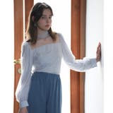 プチハイネックショート丈チュールトップス | SAISON DE PAPILLON  | 詳細画像9 