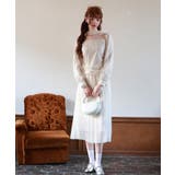 プチハイネックショート丈チュールトップス | SAISON DE PAPILLON  | 詳細画像20 