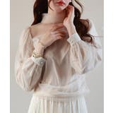 プチハイネックショート丈チュールトップス | SAISON DE PAPILLON  | 詳細画像29 