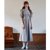 グレー | カットソーロングワンピース | SAISON DE PAPILLON