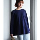 ネイビー | ゆったりシルエカットソートトップス | SAISON DE PAPILLON 