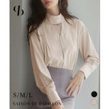 チョーカーネック長袖ブラウス | SAISON DE PAPILLON | 詳細画像1