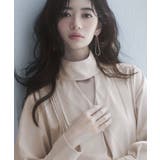 チョーカーネック長袖ブラウス | SAISON DE PAPILLON | 詳細画像11