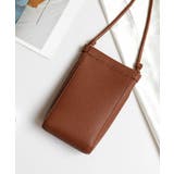 ブラウン | PUレザーミニショルダー | SAISON DE PAPILLON