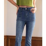 ハイライズフレアデニムパンツ | SAISON DE PAPILLON  | 詳細画像18 