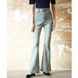 グリーン系その他 | ハイウエストストレッチデニムパンツ | SAISON DE PAPILLON 