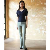 ハイウエストストレッチデニムパンツ | SAISON DE PAPILLON  | 詳細画像8 