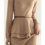 ゴールドバックル細ベルト | SAISON DE PAPILLON  | 詳細画像12 