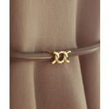 ゴールドバックル細ベルト | SAISON DE PAPILLON  | 詳細画像19 